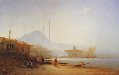 Veduta di Istanbul, 1864 da Félix Ziem